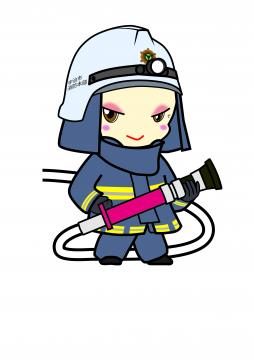 宇治市宣伝大使ちはや姫消防バージョンの画像