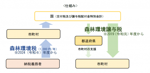 森林環境税仕組み