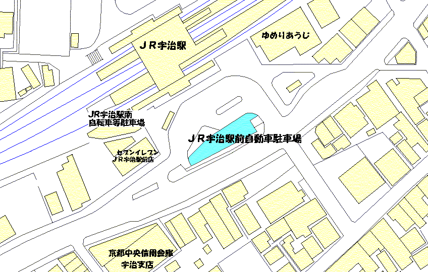 JR宇治駅前自動車駐車場の画像