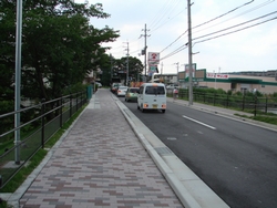 南側歩道の画像