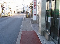 工事前の歩道の画像