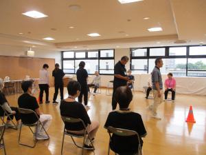 はつらつトレーニング教室　体力測定の様子