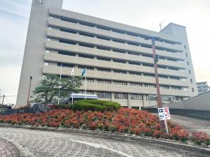 市役所北側ロータリー写真