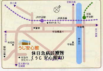 休日急病診療所の所在地の画像