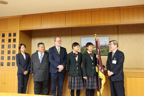 女子第32回全国高等学校駅伝競走大会に出場する、立命館宇治高等学校の選手の皆さん