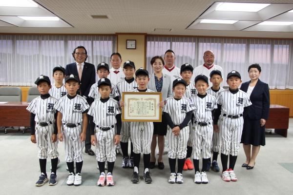 AIGプレゼンツMLBCUP2021 リトルリーグ野球小学5年生・4年生全国大会in石巻への代表権を獲得された南京都リトルリーグの選手の皆さん