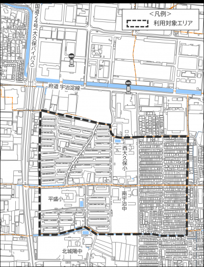 大久保町平盛・旦椋地域